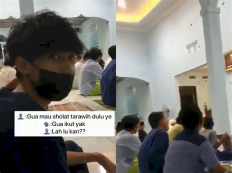 Viral Pemuda Ber Ktp Kristen Masuk Masjid Ikut Salat Tarawih Netizen