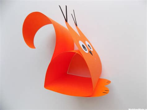 Поделка белка из бумаги - 84 фото