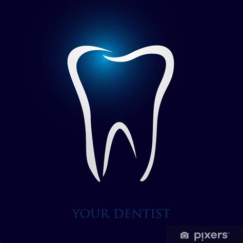 Poster Logo Dent Dent Dentiste Pixersus