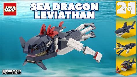 Sea Dragon Leviathan Moc Lego 31088 Alternate Digital Build Youtube