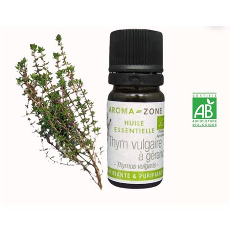 【精油】有機 牻牛兒醇百里香 精油 原裝5ml〈法國aroma Zone〉【余老師手工皂創意工坊】 蝦皮購物