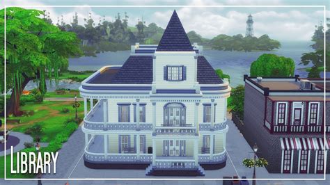 WILLOW CREEK LIBRARY MAKEOVER The Sims 4 100 Day Speedbuild