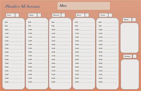 Plantillas Para Planificar Nuestro Día A Día Hprincesa Como