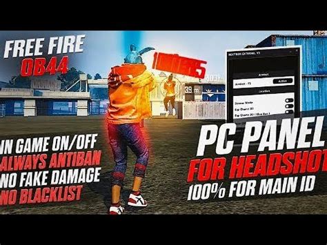 OB44 FREE FIRE NEW PANEL IN PC AWM PANEL FAKE DAMAGE FIXED FREE