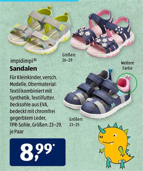 Impidimpi Sandalen Angebot Bei Aldi S D Prospekte De