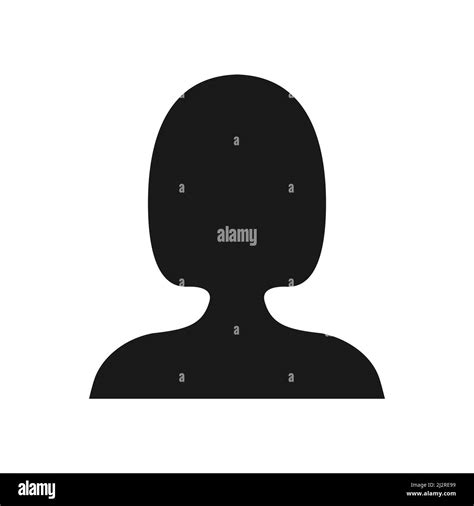 Women Head Silhouette Human Black Avatar Girl Profile Vector