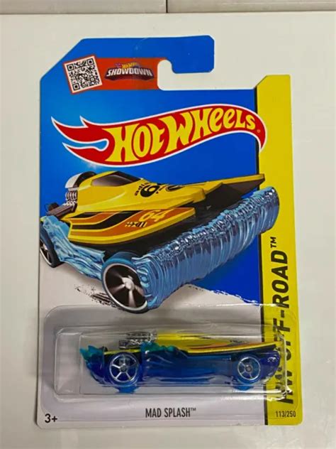 Hot Wheels Treasure Hunts Hw Off Road Mad Splash International Card Nip Picclick Ca
