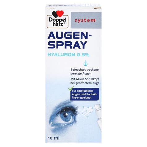 Doppelherz System Augen Spray Hyaluron Ml Ml Online Kaufen