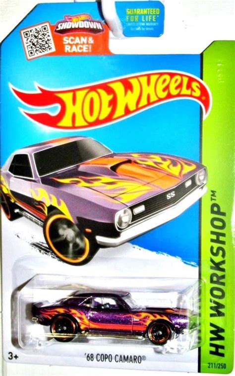 Hot Wheels 2015 Hw Workshop 68 Copo Camaro [purple] 211