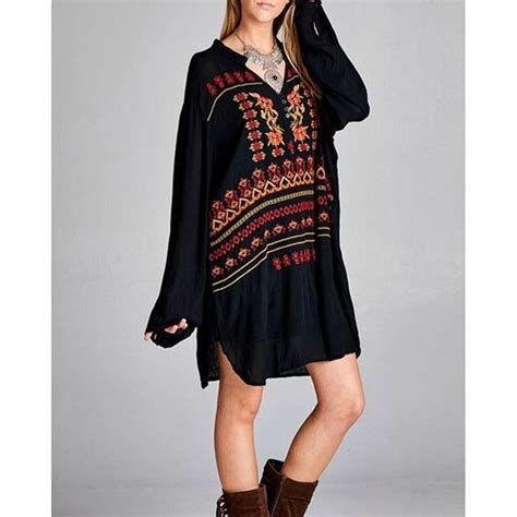 Null Embroidered Tunic Clothing Atlanta Georgia Trendy Boutique