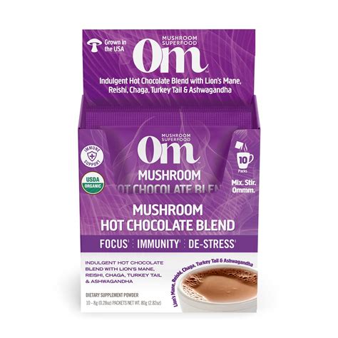 Om Mushroom Hot Chocolate Blend – Mushroom Matrix