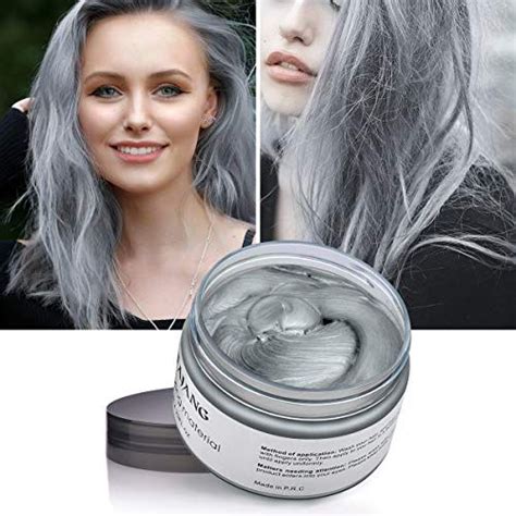 Grey Hair Wax Silver Grey Hair Dye Silver Ombre Hair Clay Hair