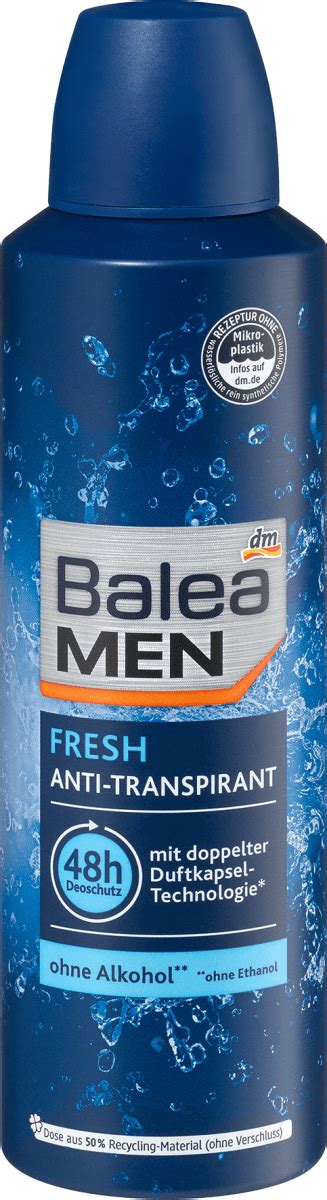 Balea MEN Antitranspirant Deospray Fresh 200 ml dauerhaft günstig