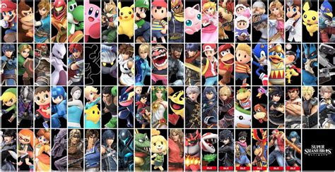 Super Smash Bros Ultimate roster by Badboylol on DeviantArt