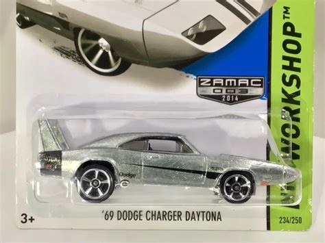 Hot Wheels Zamac Dodge Charger Daytona Rare Hw Workshop Voiture Moul E Sous Pression