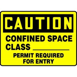 Buy Accuform Mcsp Xl X Osha Safety Sign Confined Space