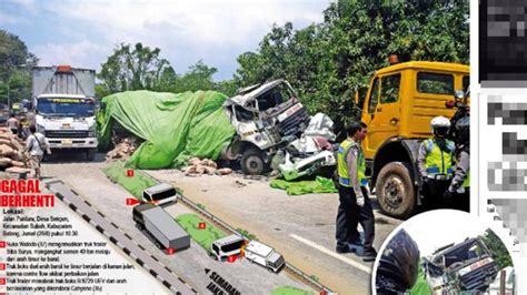 Berita Lengkap Kecelakaan Karambol Di Batang Libatkan Lima Kendaraan