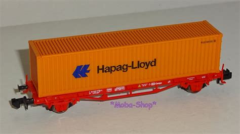 Fleischmann W Containertragwagen Hapag Lloyd Db Cargo Moba Shop