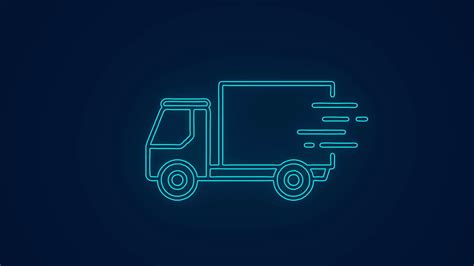 Fast Express Truck Shipping Fast Delivery Of Stock Motion Graphics Sbv