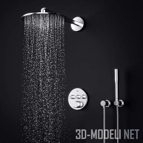 3D модель – Душевая система Grohe SmartControl