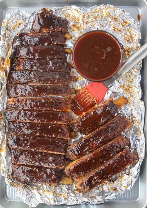 Easy BBQ Baked Oven Baked Ribs Recipe | How to Bake Ribs