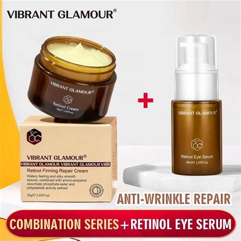 Rétinol Glamour Set de Crème pour le visage et le rétinol Sérum