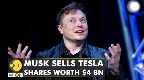 Elon Musks 44 Billion Twitter Buyout Sells Tesla Shares Worth 4 Billion World News Wion