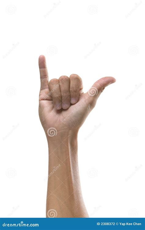 Hand Sign Stock Photo Image Of Male Conceptual Demonstrate 2308372