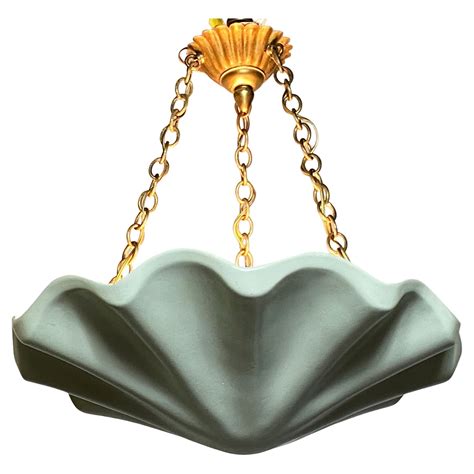 Sea Shell Ceiling Fixture In Plaster By Sirmos At 1stdibs