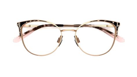 Specsavers Womens Glasses Chiara Pink Cateye Metal Stainless Steel