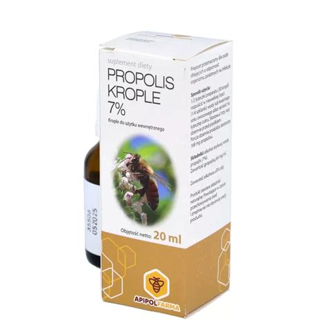 Propolis Krople Krople Doustne Ml Opinie Sk Ad I Cena