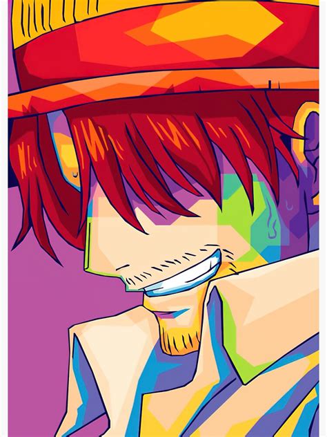 Shanks Akagami One Piece Sticker For Sale By Michaelagree Redbubble