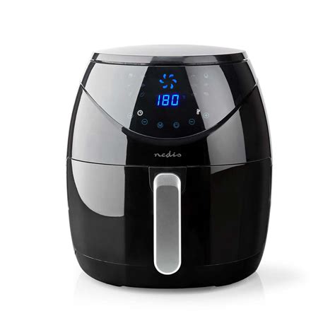 Hot Air Fryer L Timer Min Digital Black