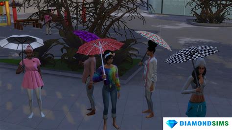 Мод «Настройка зонтика» от Zero для Sims 4 скачать дополнение бесплатно