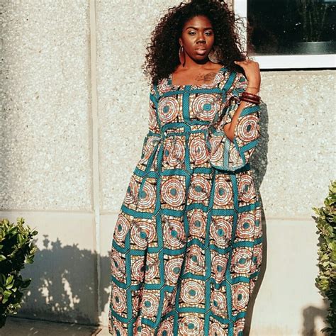 Veroex Dresses African Ankara Print Bell Sleeve Maxi Dress Poshmark