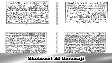 Teks Sholawat Al Barzanji Lengkap Tulisan Latin Mudah Dibaca Dan