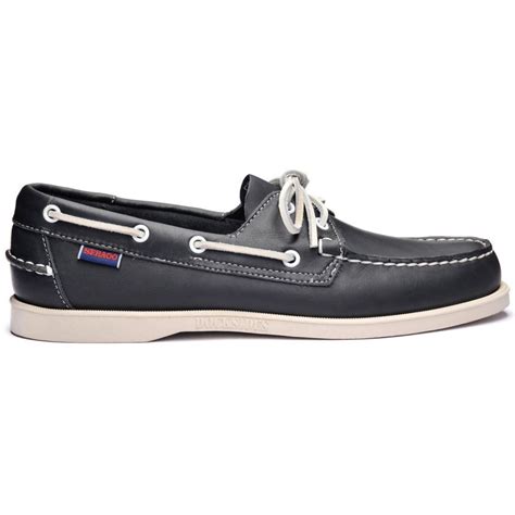 Chaussures Bateaux Docksides Homme Cuir Bleu Marine Sebago