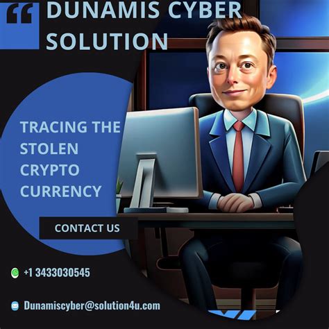 How To Recover Stolen Cryptocurrency Visit Dunamis Cyber Solution