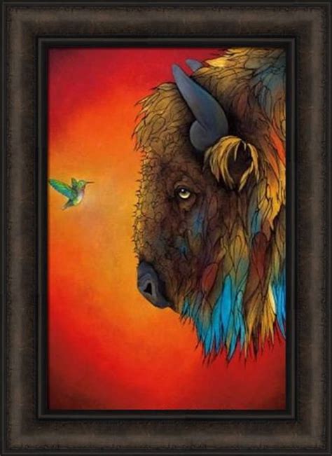 Native American Bison Art