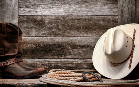 Descargar Los Vaqueros Sombrero De Vaquero Botas De Vaquero Fondos De