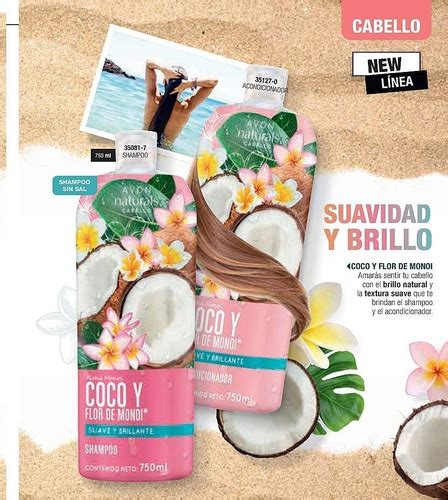 X 3 Avon Shampoo Acondicionador Crema Corporal Coco Flor Mercadolibre