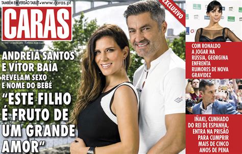 Caras Esta semana na CARAS Andreia Santos e Vitor Baía revelam o