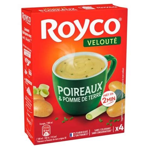 Soupe D Shydrat E Velout E Poireaux Et Pomme De Terre Royco Les