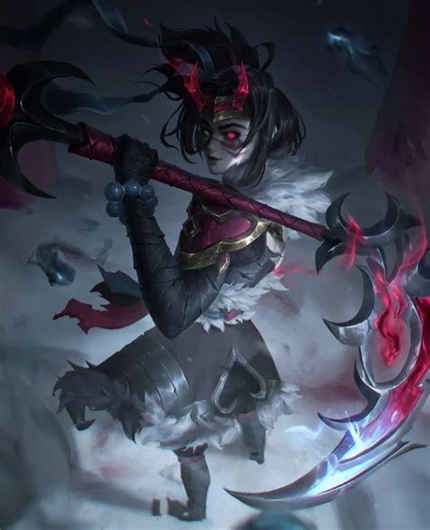 Kayn Shieda League Of Legends panosundaki Pin Illüstrasyonlar