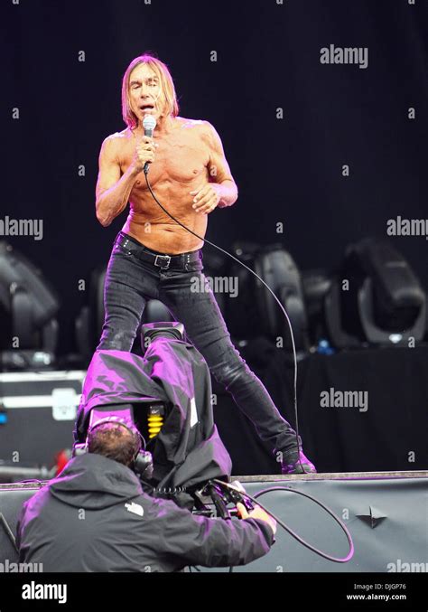 Iggy Pop Iggy And The Stooges Performing Live Hard Rock Calling In Hyde