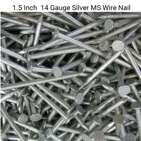 Inch Gauge Silver Ms Wire Nail At Rs Kg Silver Nails In