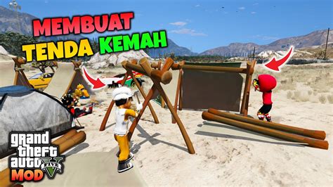 GTA 5 MOD BOBOIBOY KUASA 2 BLAZE DAN SOLAR MEMBUAT TENDA KEMAH YouTube