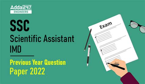 Ssc Scientific Assistant Imd Previous Year Question Paper