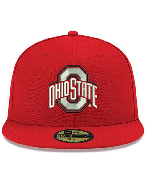 New Era Ohio State Buckeyes Authentic Collection 59fifty Cap Macys