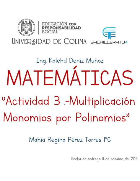 Solution Multipliaci N Monomios Por Polinomios Ejercicios Resueltos